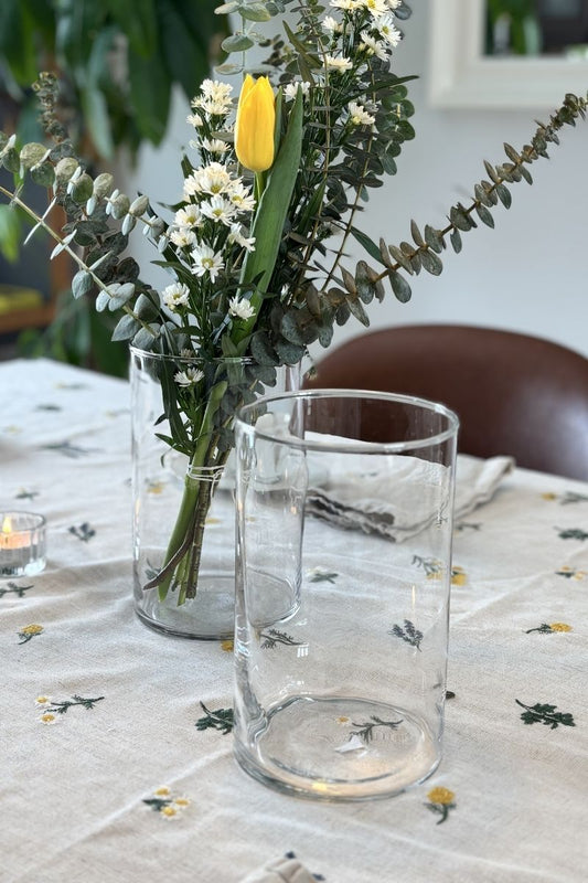 Vase en verre classique