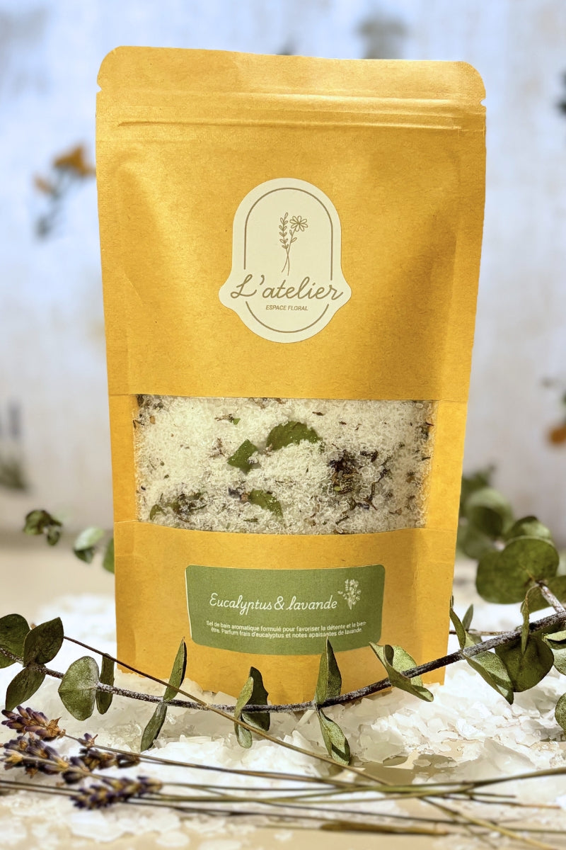 Sel de bain - Eucalyptus & lavande
