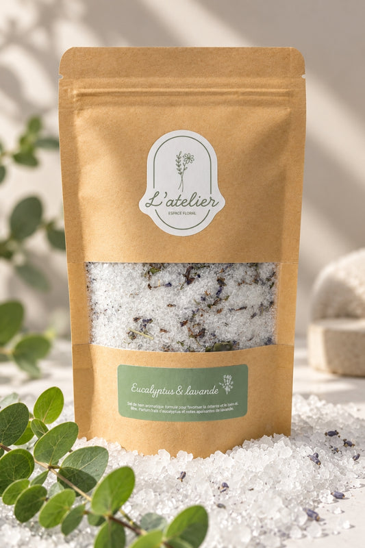 Sel de bain | Eucalyptus & lavande