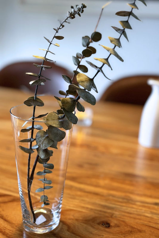 Vase en verre mince
