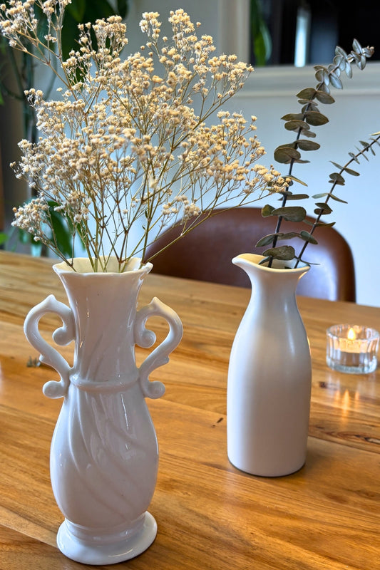 Vase soliflore blanc