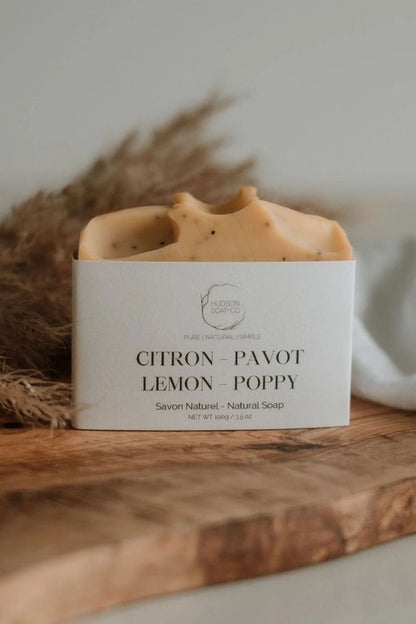 Savon naturel | Citron - Pavot