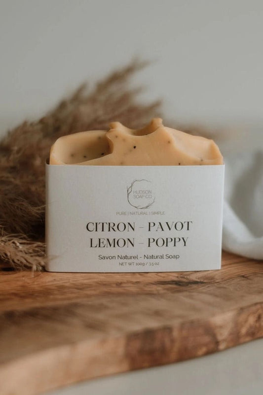Savon naturel | Citron - Pavot