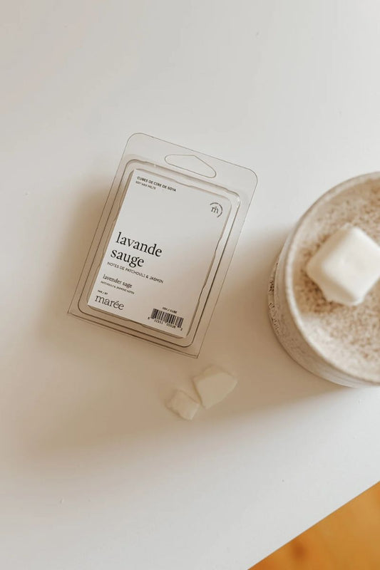 Cubes de cire | Lavande & sauge
