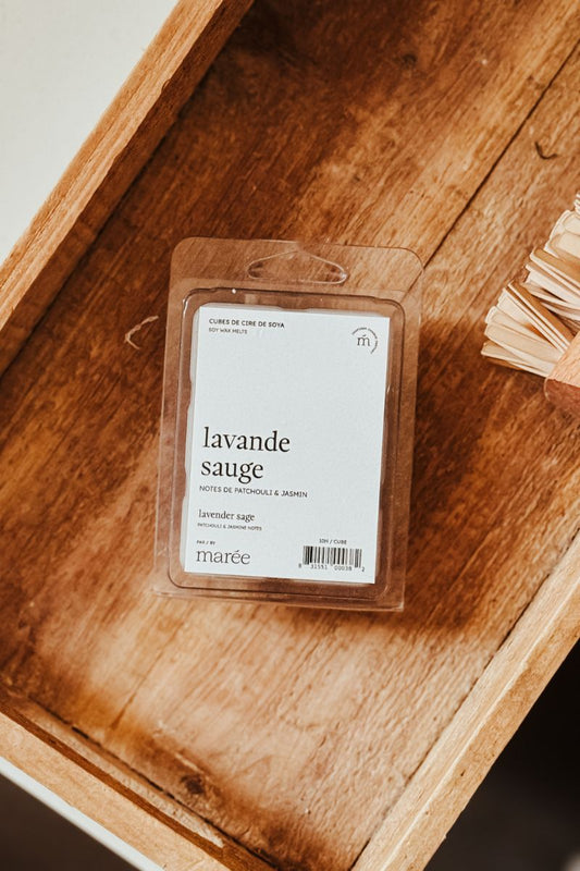 Cubes de cire | Lavande & sauge