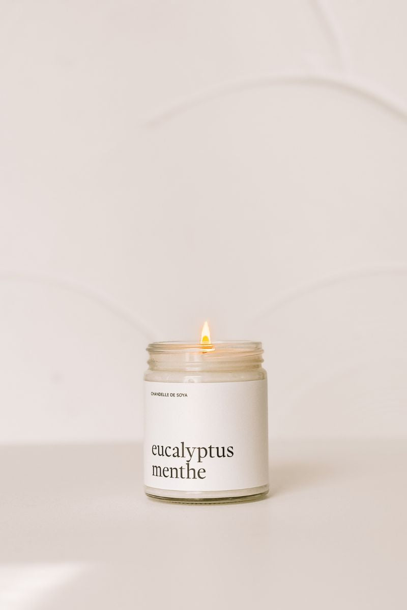 Chandelle de soya | Eucalyptus & menthe