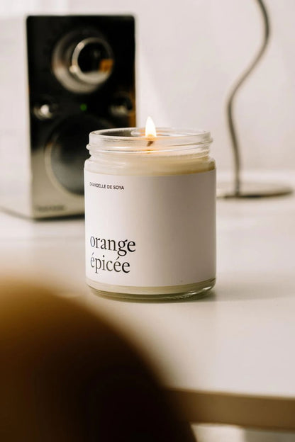 Chandelle de soya | Orange épicée