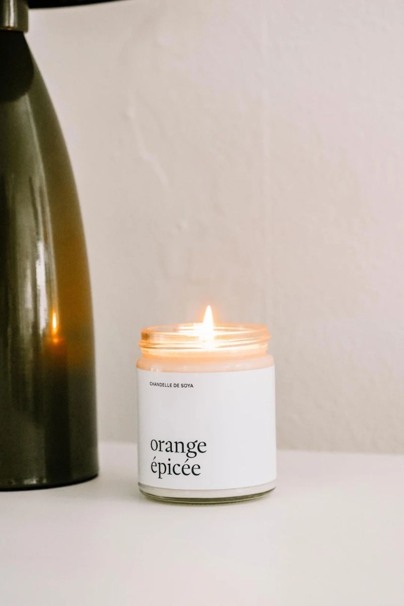 Chandelle de soya | Orange épicée