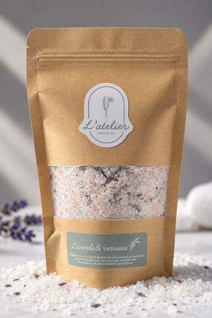 Sel de bain | Lavande & verveine