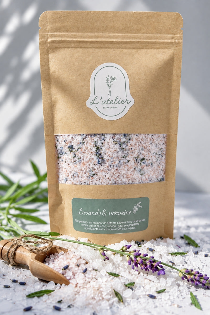 Sel de bain | Lavande & verveine
