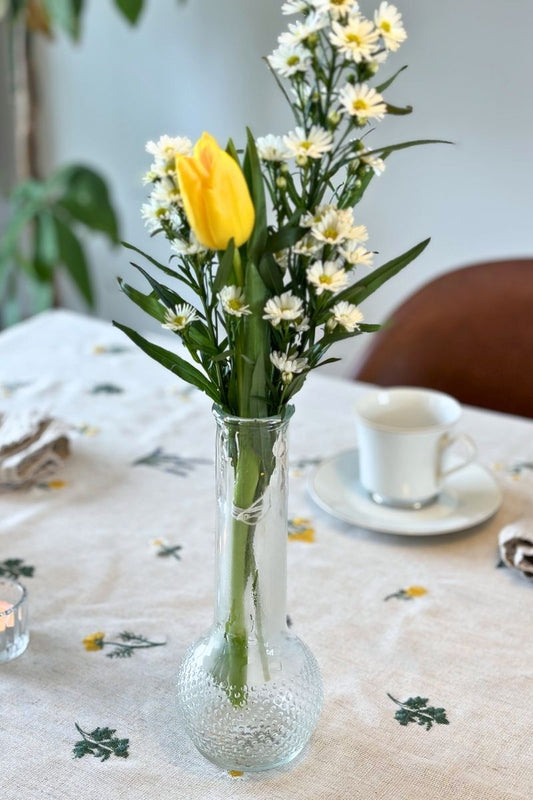 Vases soliflore en verre