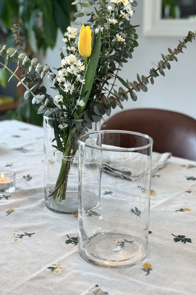 Vase en verre classique