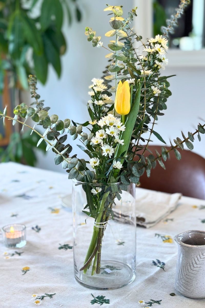 Vase en verre classique