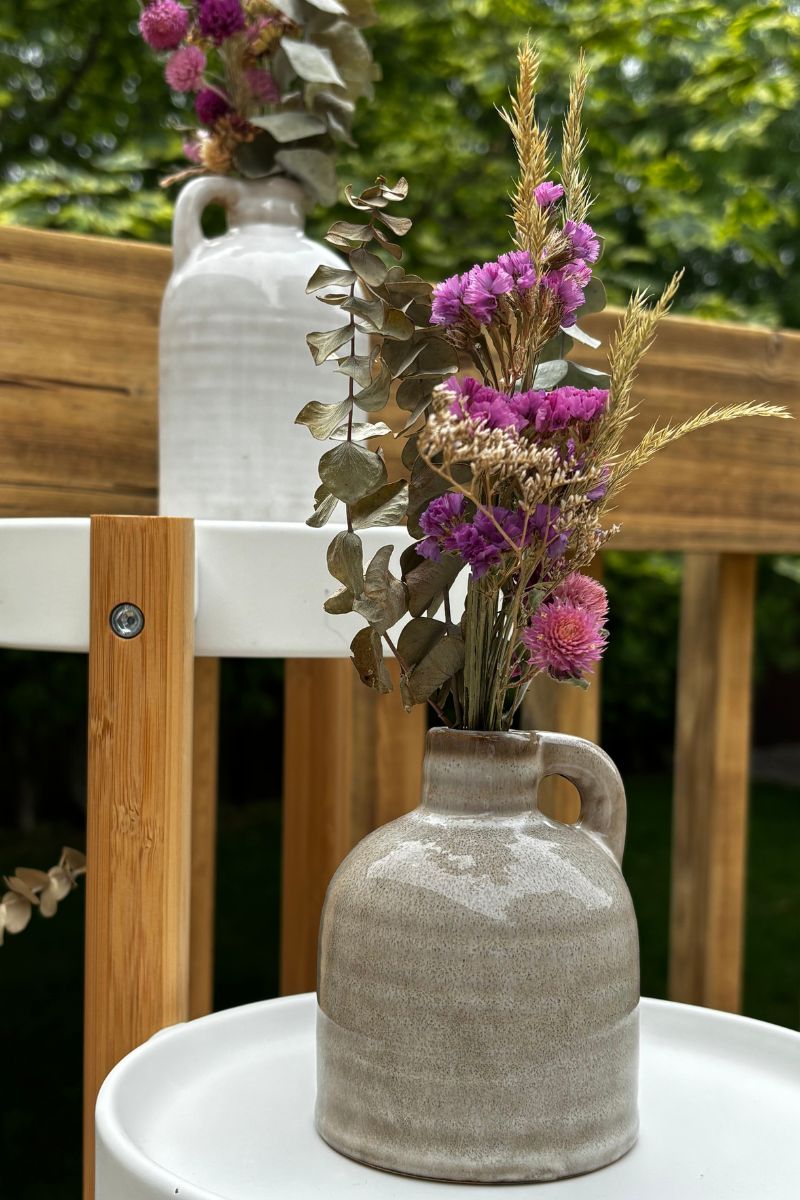 Bouquet composé (vase court)