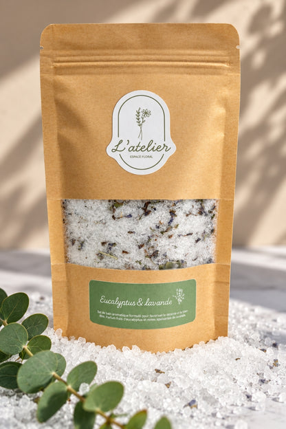 Sel de bain | Eucalyptus & lavande