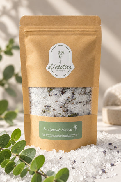 Sel de bain | Eucalyptus & lavande
